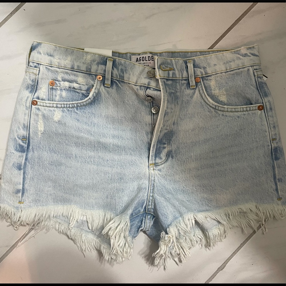 Size 29 Agolde shorts - Jaden high rise cut off shorts. Never worn.